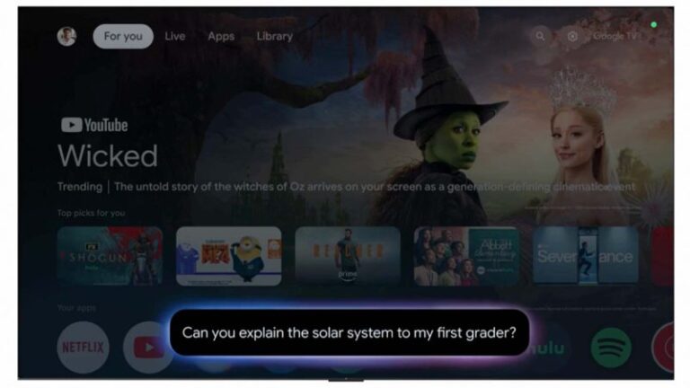 Gemini begins rolling out to the Google TV Streamer