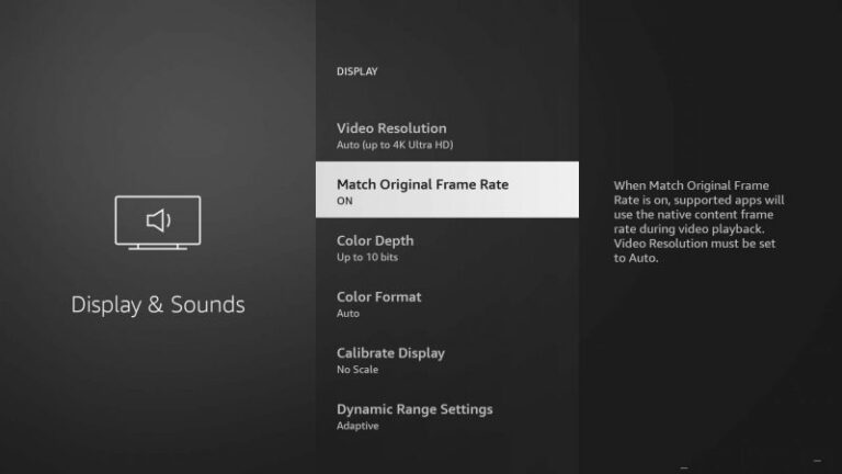 Prime Video frame rate matching has been fixed on Fire TVs