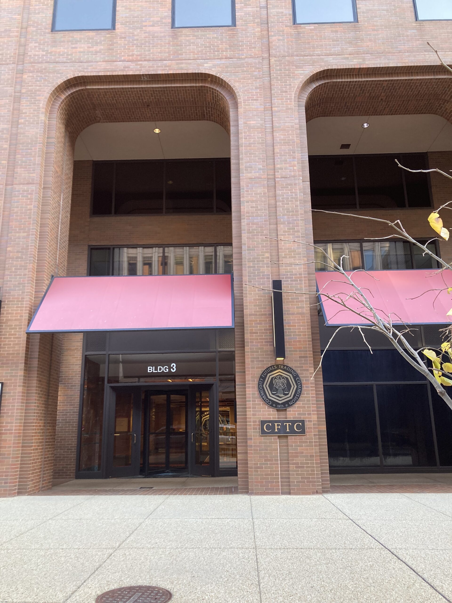 US financial-regulation building used as an illustrative image for stablecoin policy.