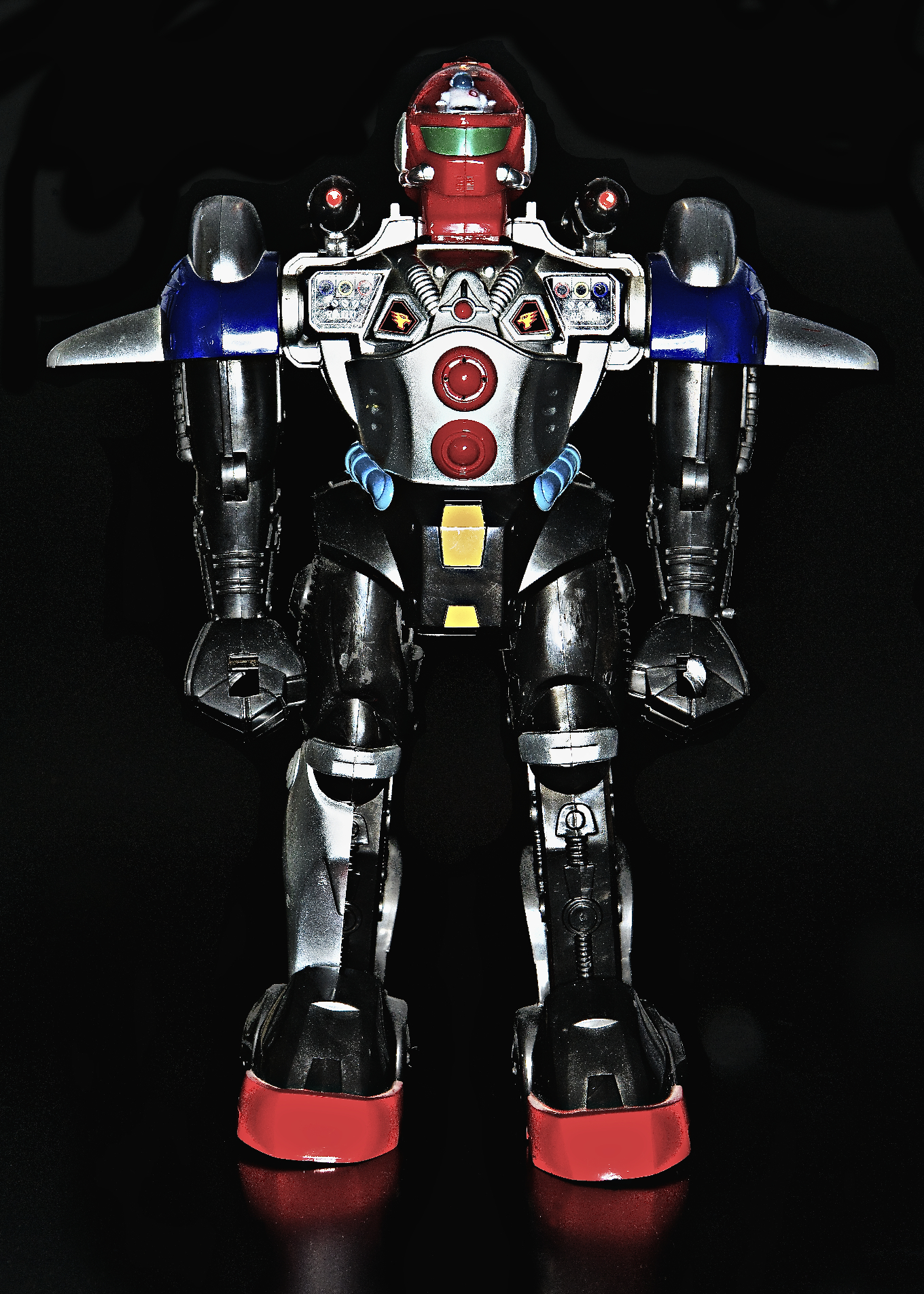 A small companion robot, illustrating consumer AI hardware.