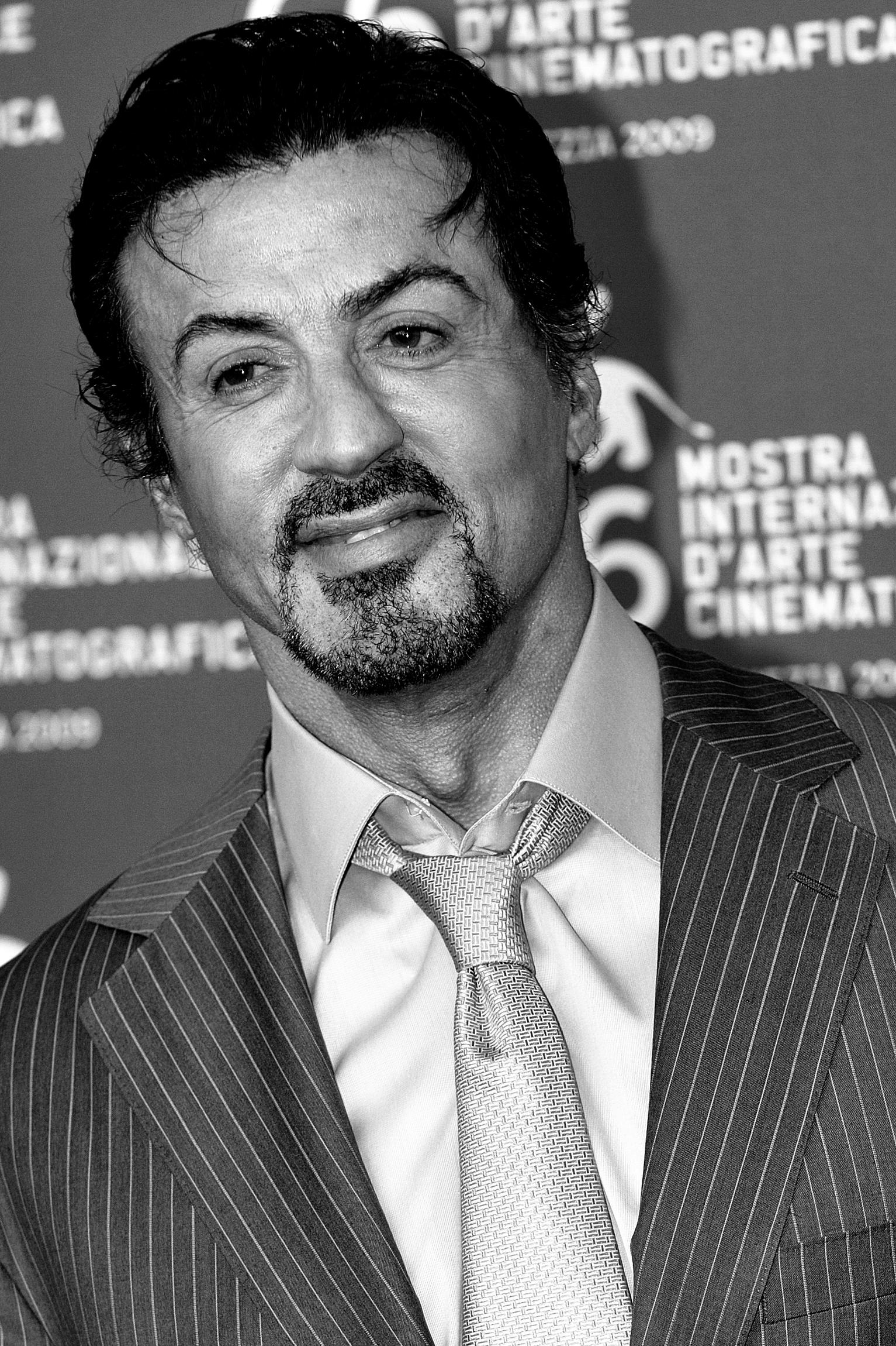 Actor Sylvester Stallone, who stars in the Paramount+ series Tulsa King