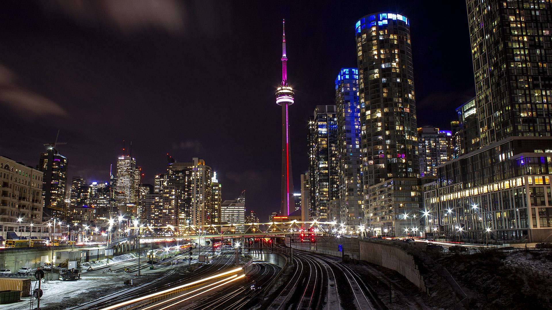 The downtown Toronto skyline, where Waymo plans to begin testing self-driving vehicles