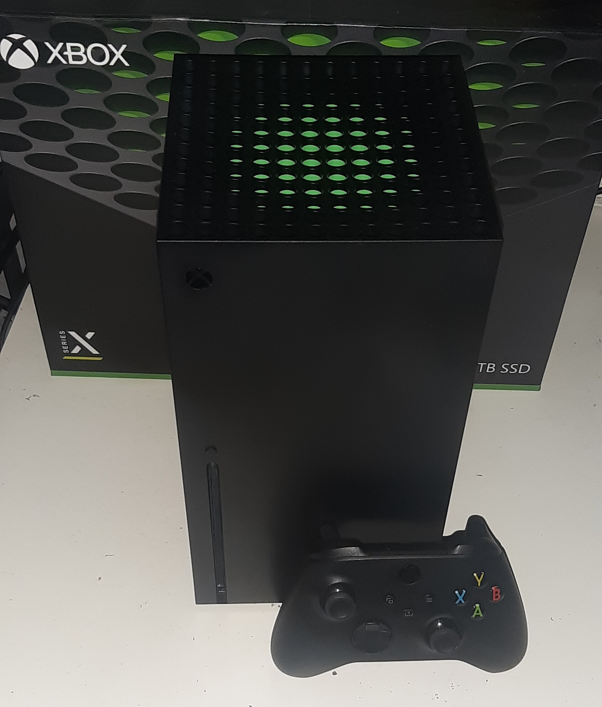 An Xbox Series X console, one of the platforms for the new Warhammer 40,000: Boltgun 2